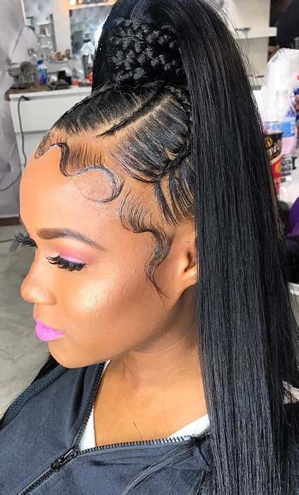 how to do a ponytail weave|high short ponytail with weave.